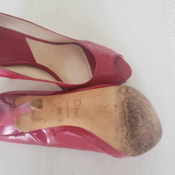 Gorgeous Dior Peep toe Pumps size 39 - Picture 6 of 8
